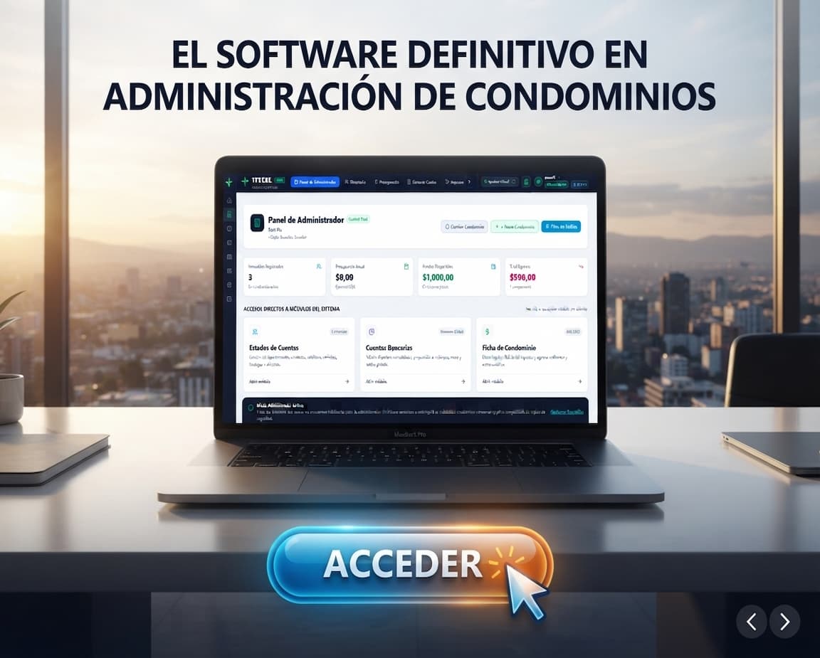 ITECEL ADM - Sistema Integral de Administración. Controla tus condominios con un clic